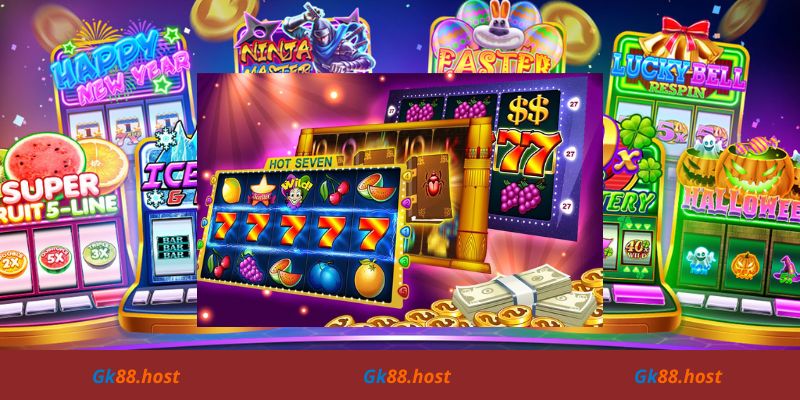 Các ký hiệu của cá cược slot game Gk88